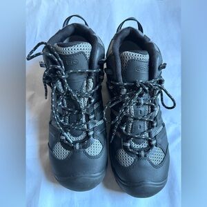 Keen black and Gray steel toe Shoes